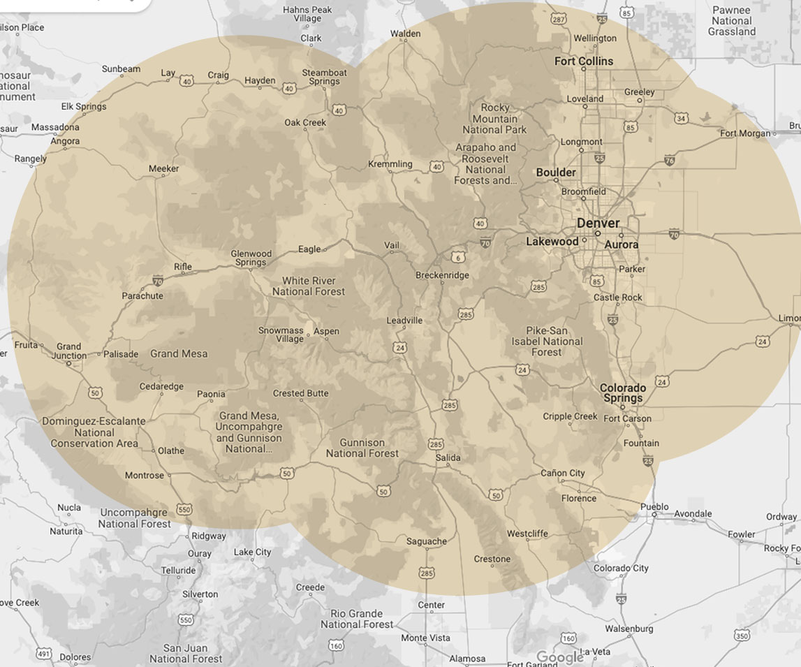 Areas We Serve