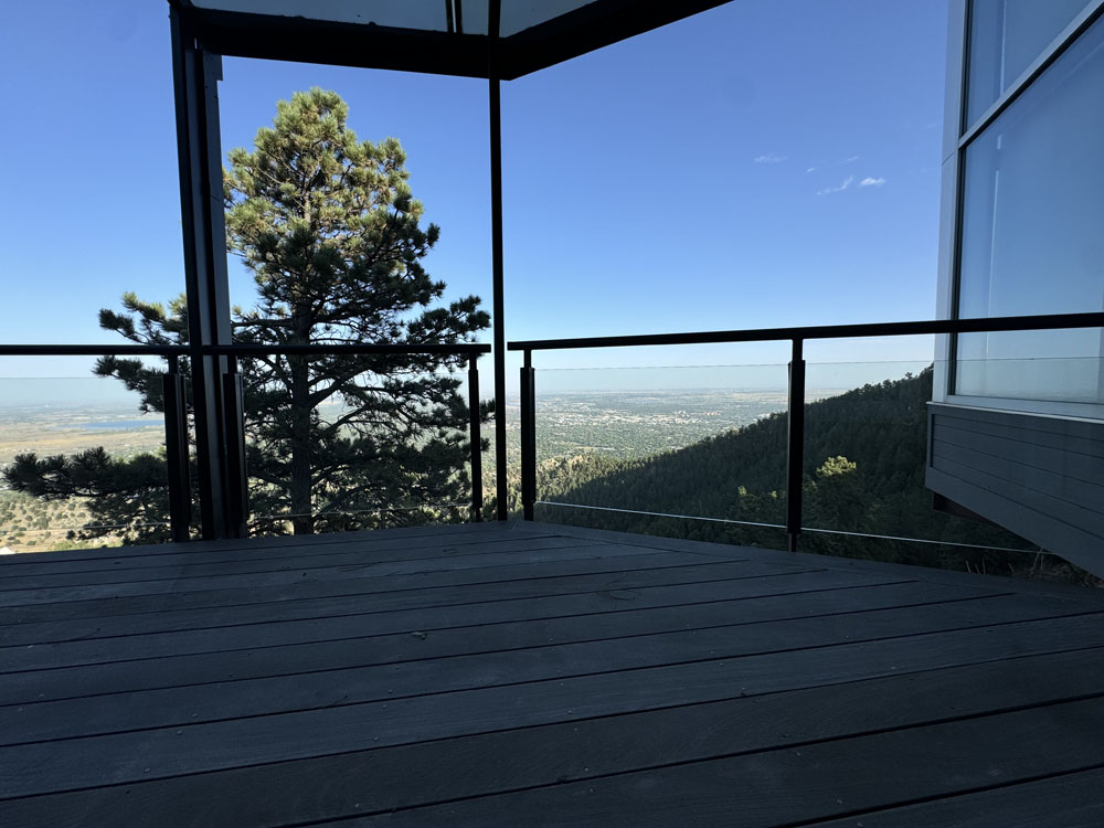 Deck Glass Railing